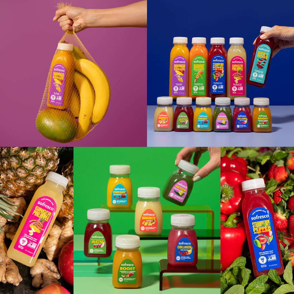 Branding e packaging de labels Sofresco por Pixel Reply