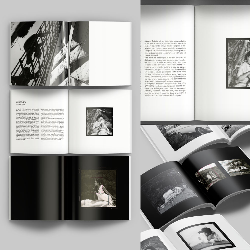 Paginação livro fotógrafo Augusto Cabrita por Pixel Reply
